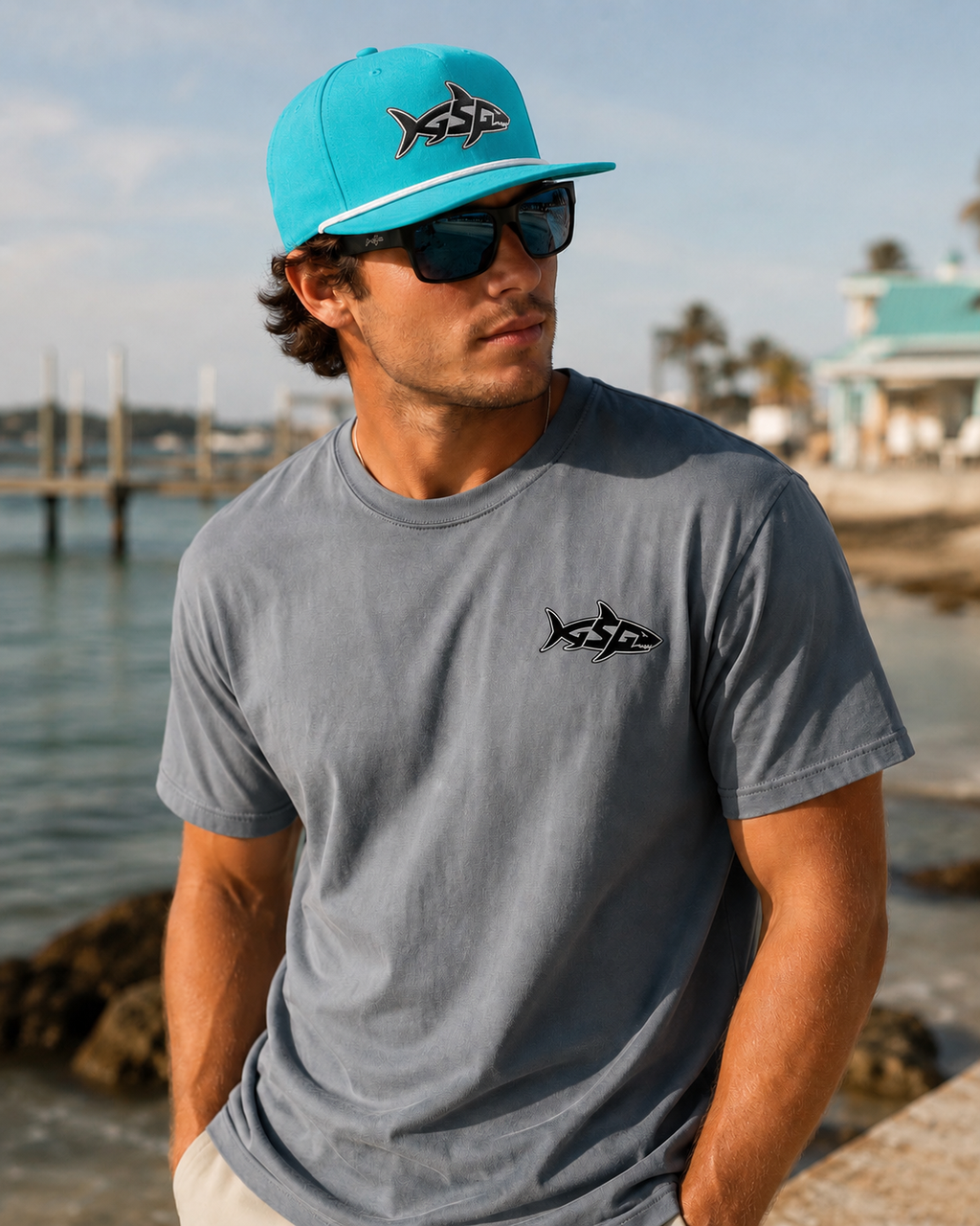 GSG SHARK LOGO Rope Hat