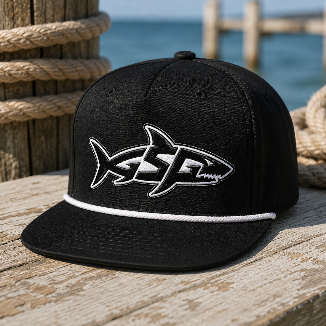 GSG SHARK LOGO Rope Hat